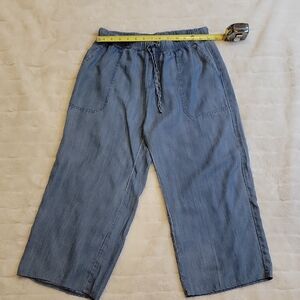 Splendid Denim Blue Elastic Waist Pants